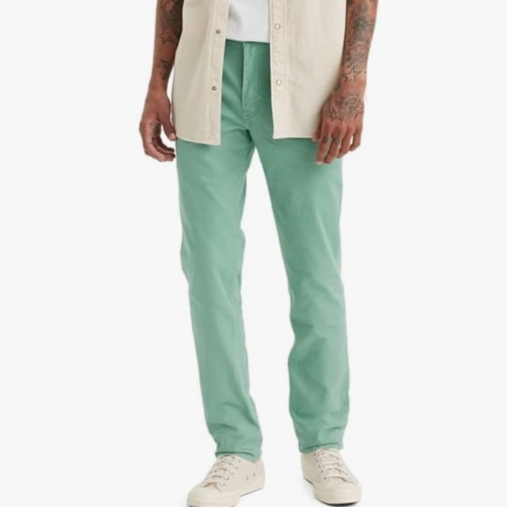 Levi’s Men’s 511 Slim Fit Jeans (Seasonal) Green/Blue - Feldspar